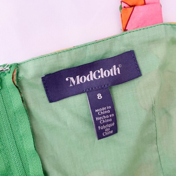 ModCloth x Marisol Muro Nothing Beats Pleats Fit And Flare Dress NWT size 8 - Picture 4 of 8